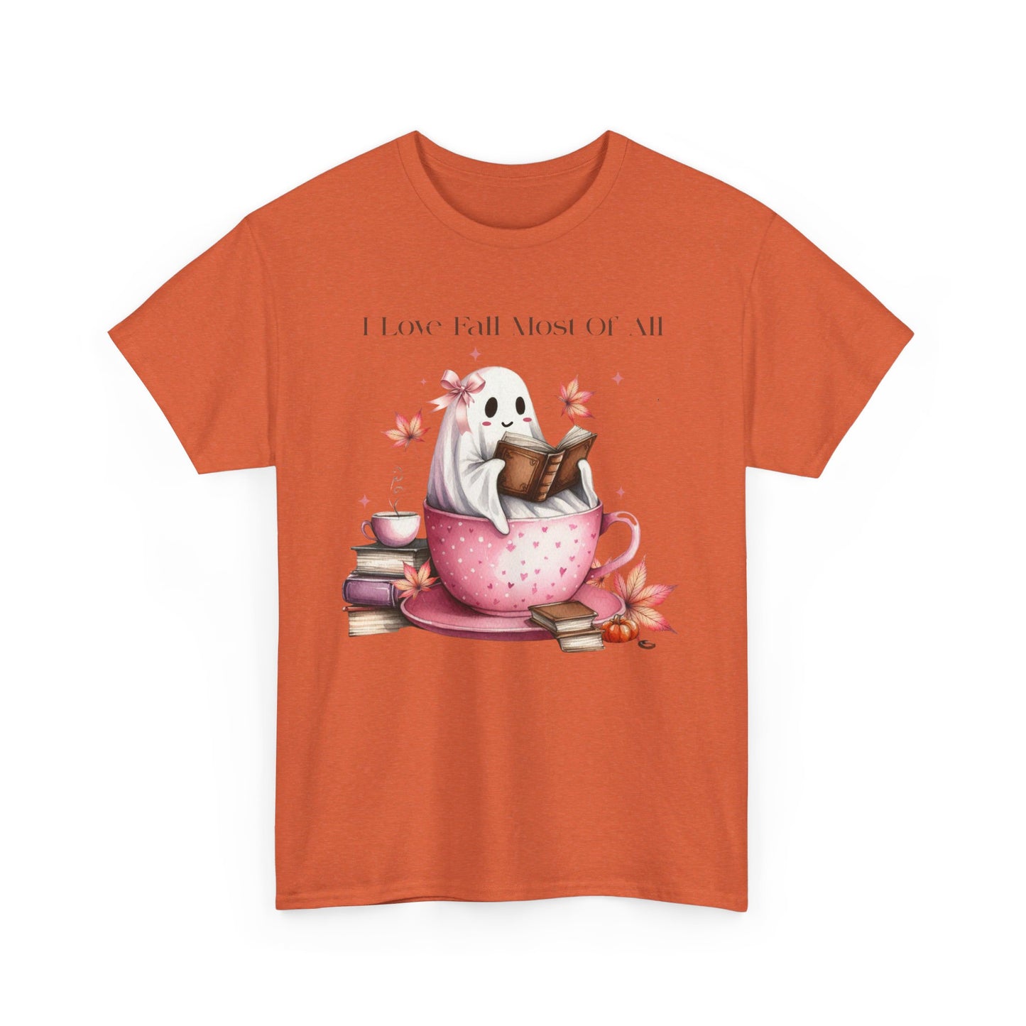 Tea Cup Boo - Unisex Heavy Cotton Tee