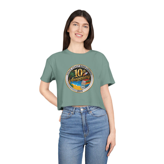 10th Anniversary SCBL 2026 Women's Crop Tee