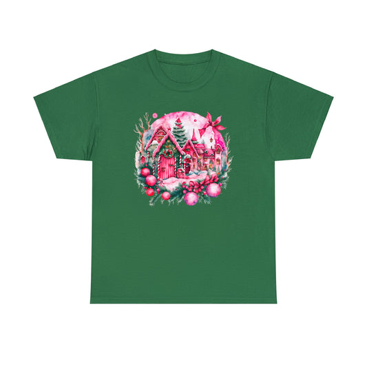 Pink Christmas - Unisex Heavy Cotton Tee