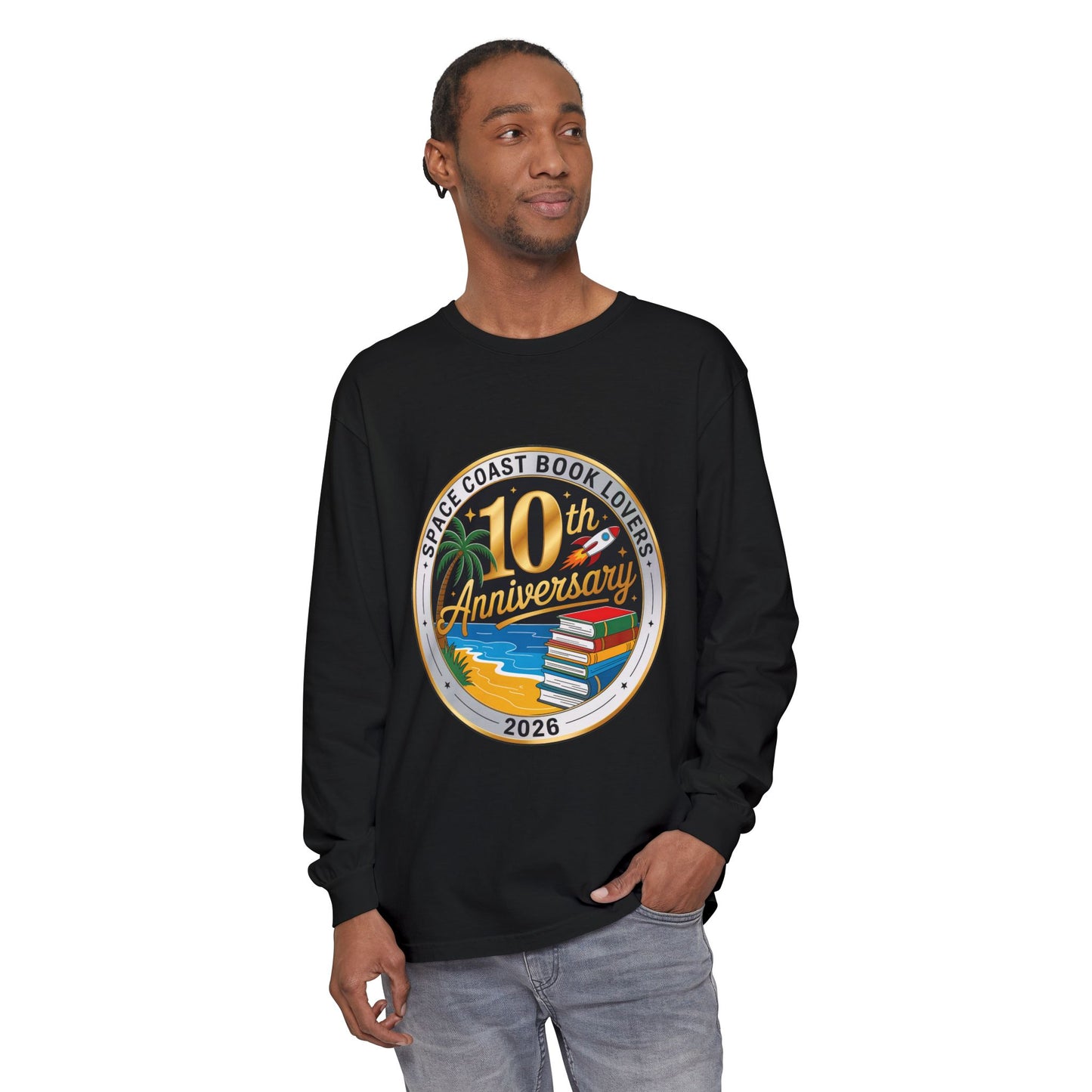 10th Anniversary SCBL 2026 Unisex Garment-dyed Long Sleeve T-Shirt