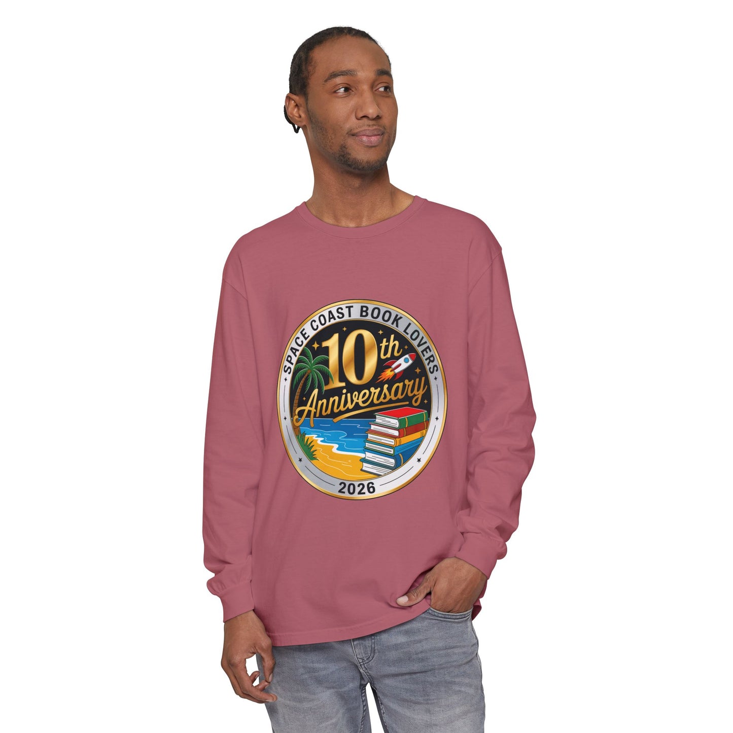 10th Anniversary SCBL 2026 Unisex Garment-dyed Long Sleeve T-Shirt