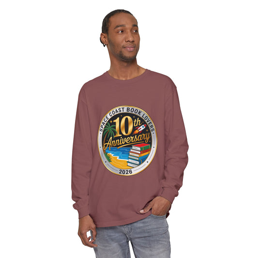 10th Anniversary SCBL 2026 Unisex Garment-dyed Long Sleeve T-Shirt