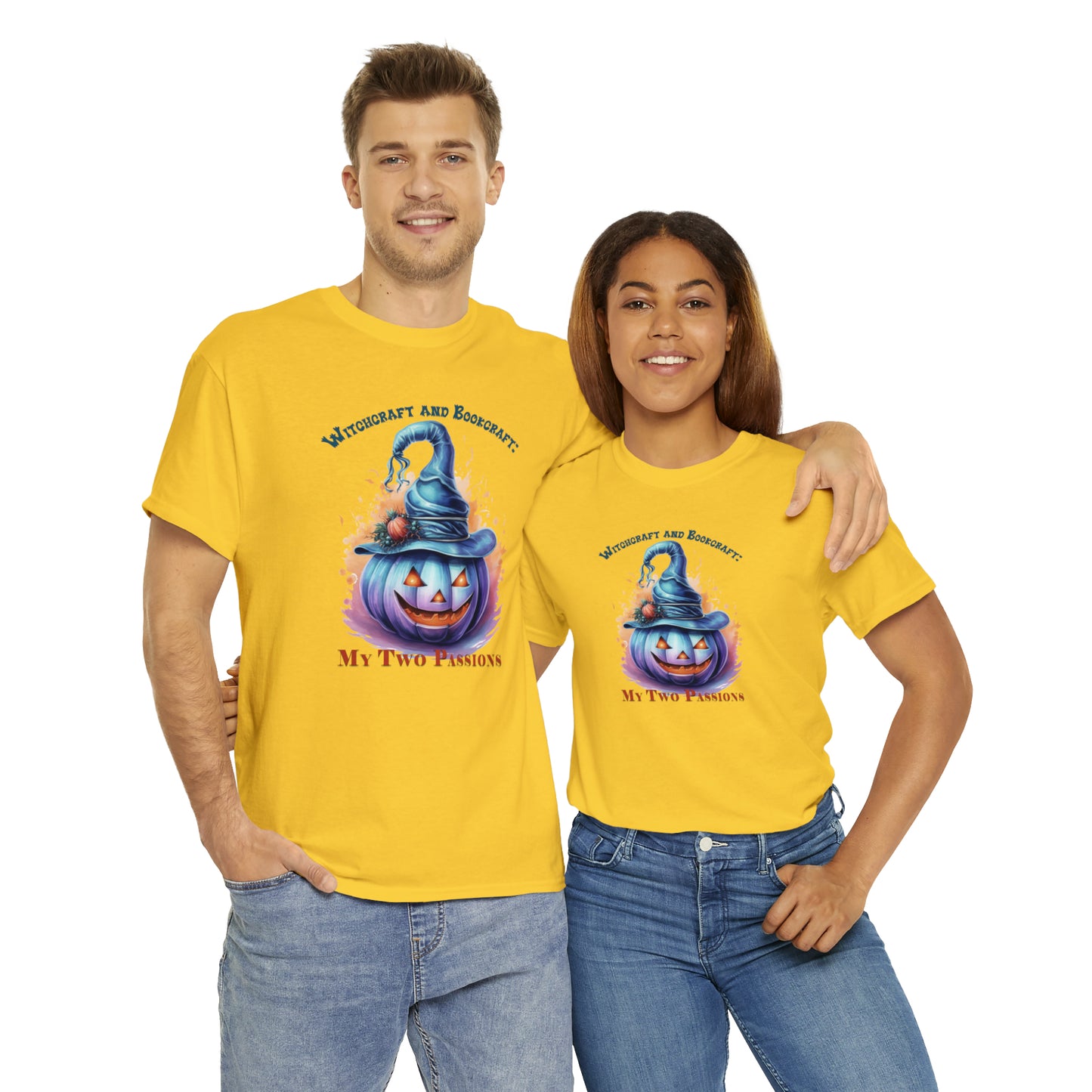 Witchcraft and Bookcraft - Unisex Heavy Cotton Tee