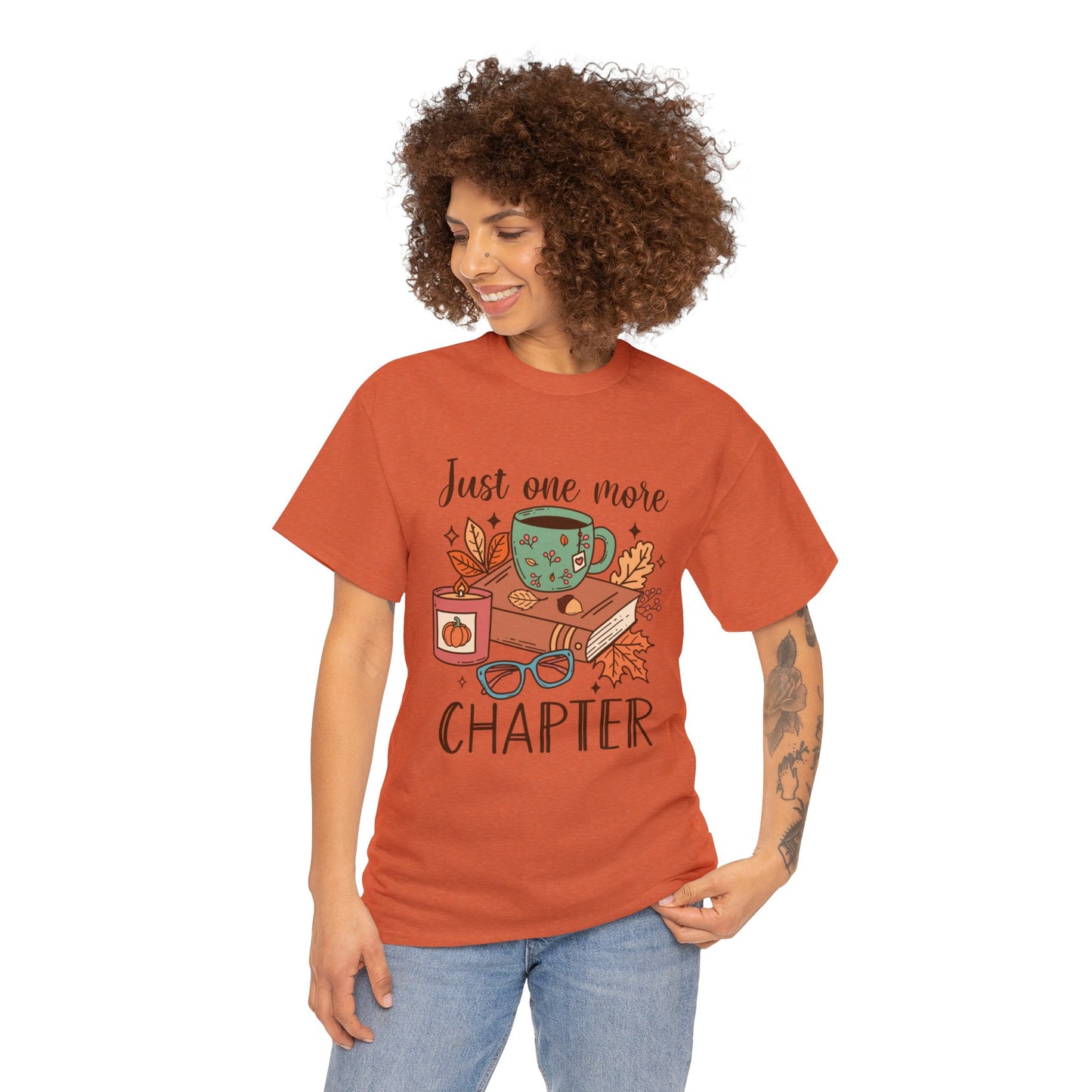 Just One More Chapter - Unisex Heavy Cotton Tee
