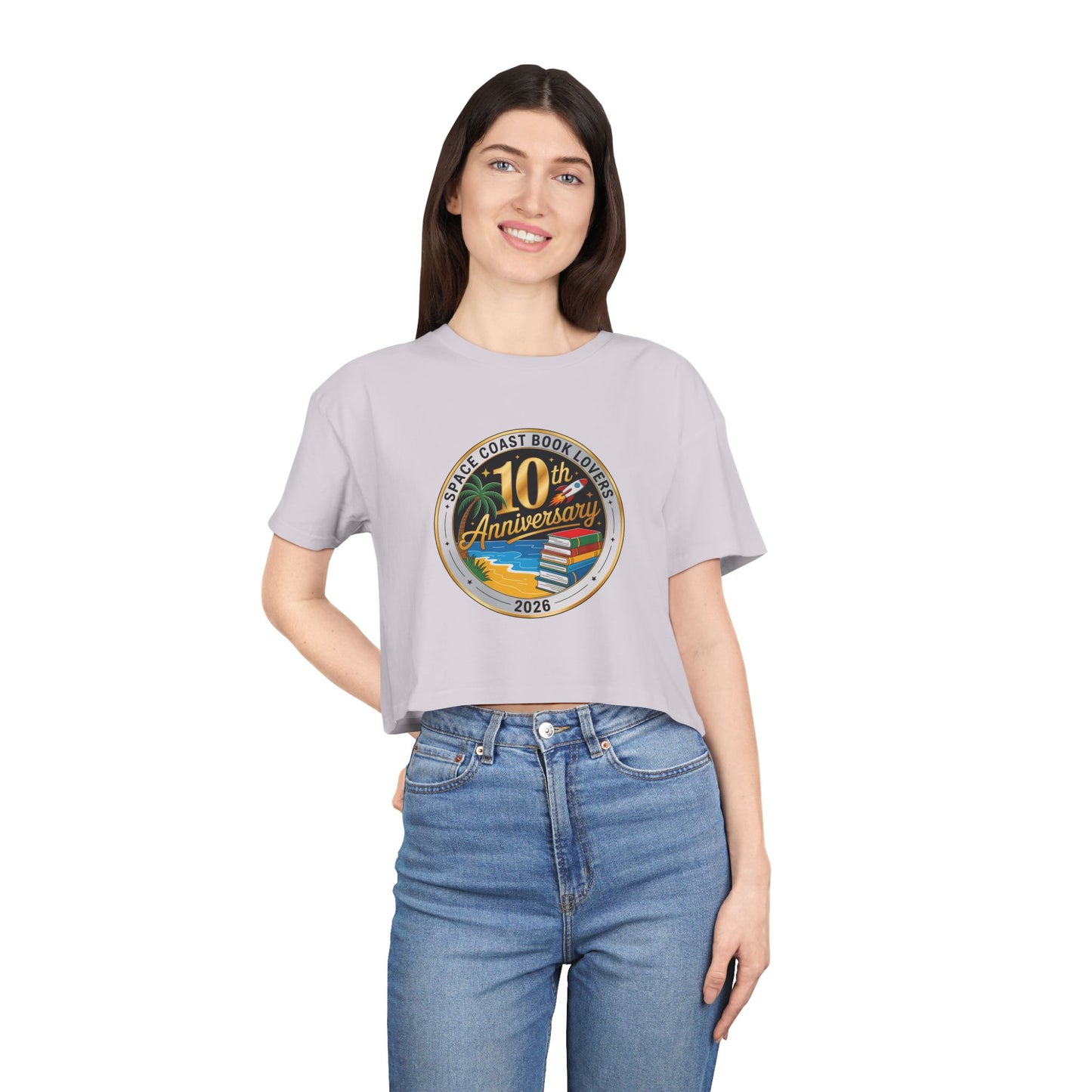 10th Anniversary SCBL 2026 Women's Crop Tee