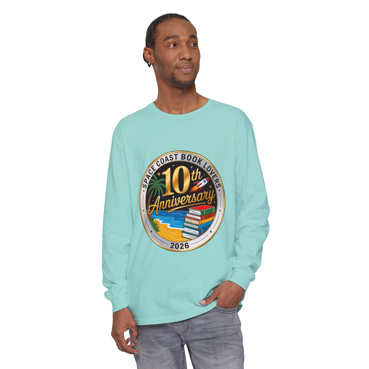 10th Anniversary SCBL 2026 Unisex Garment-dyed Long Sleeve T-Shirt