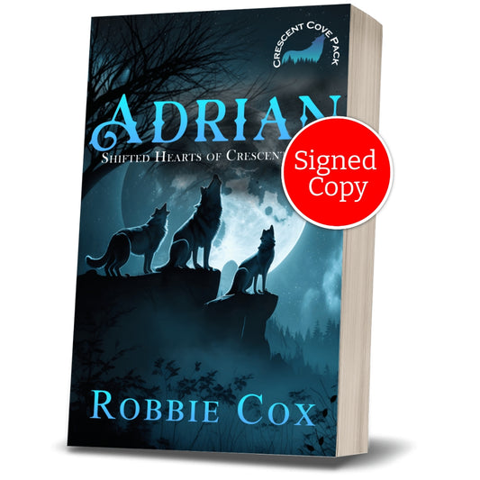 Shifted Hearts of Crescent Cove ~ Book 2 ~ Adrian ~ Signed Paperback