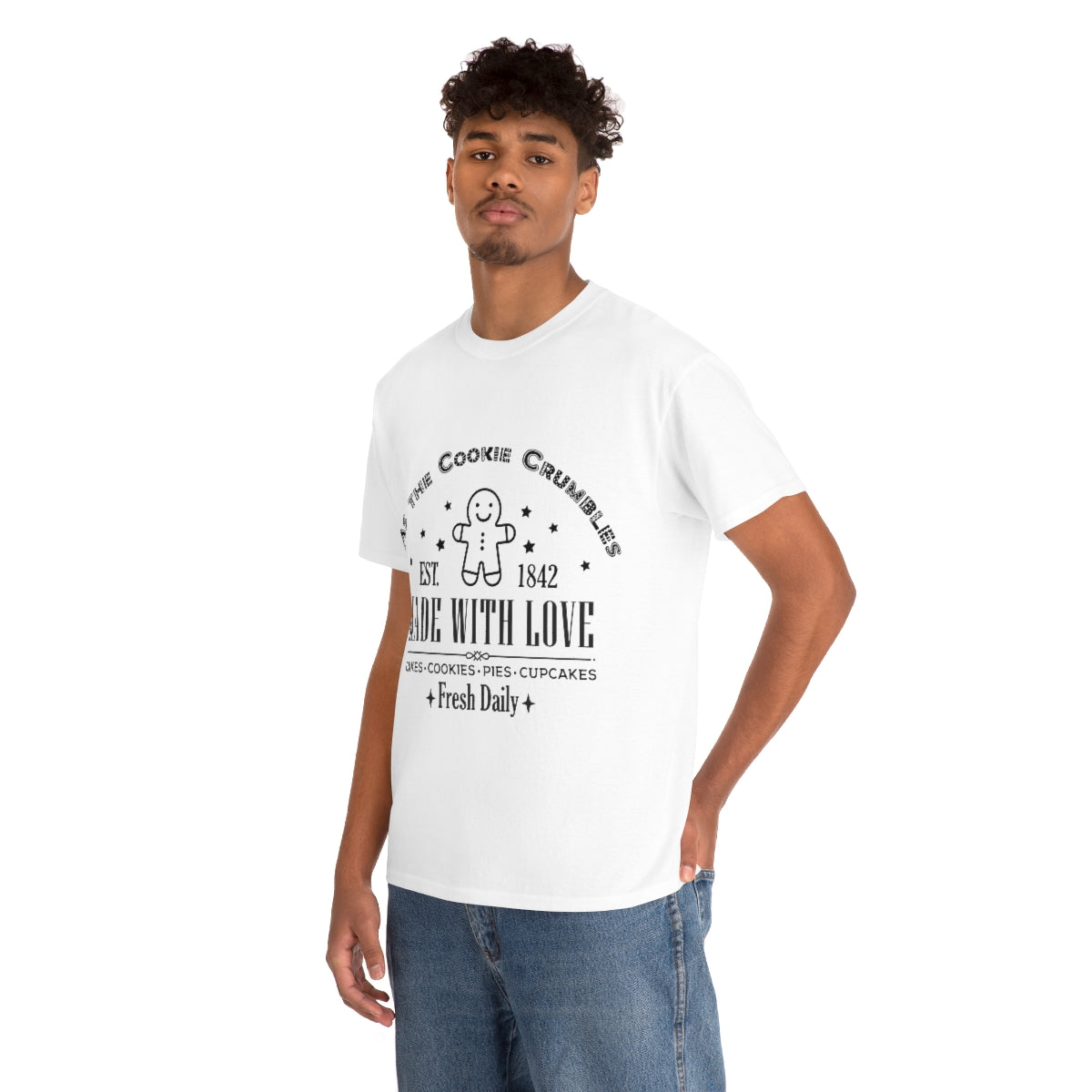As the Cookie Crumbles Unisex Heavy Cotton Tee