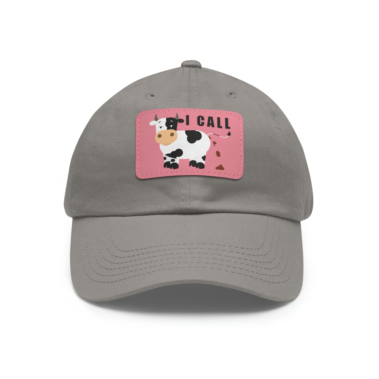 I Call Bullsh*t! Hat with Leather Patch (Rectangle)