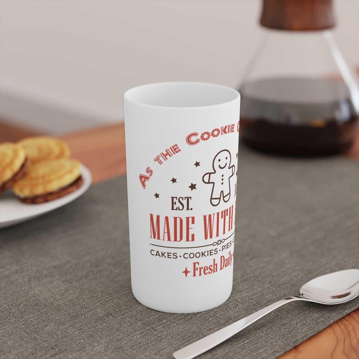 As the Cookie Crumbles Conical Coffee Mugs