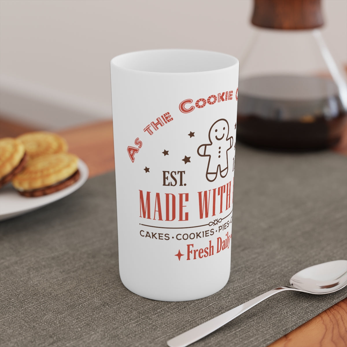As the Cookie Crumbles Conical Coffee Mugs