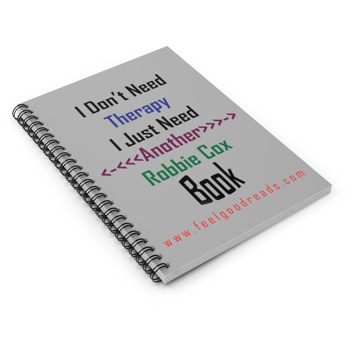 Therapy Spiral Notebook - Ruled Line