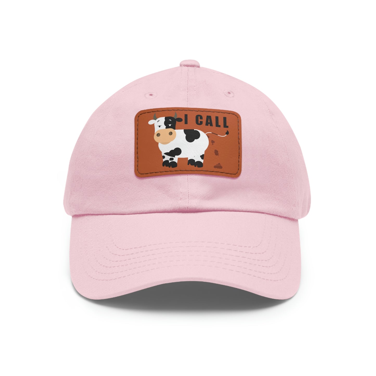 I Call Bullsh*t! Hat with Leather Patch (Rectangle)