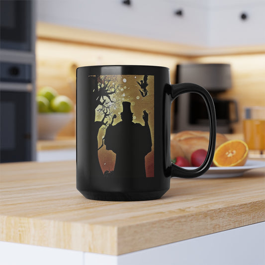 No Place to Hyde Black Mug, 15oz