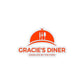 Gracie's Diner Kiss-Cut Stickers