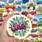 Action Words Stickers
