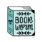 Bookworm Pin - FREE Shipping