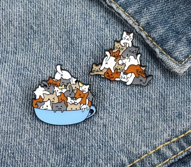 Cat Pins - FREE Shipping