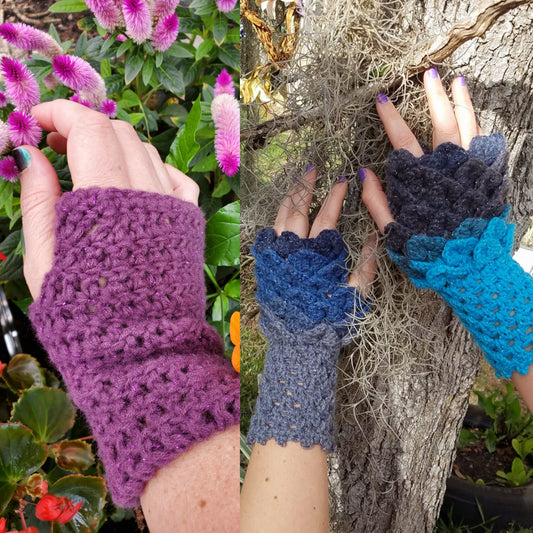 Dragon Scales Gloves | Mermaid Gloves