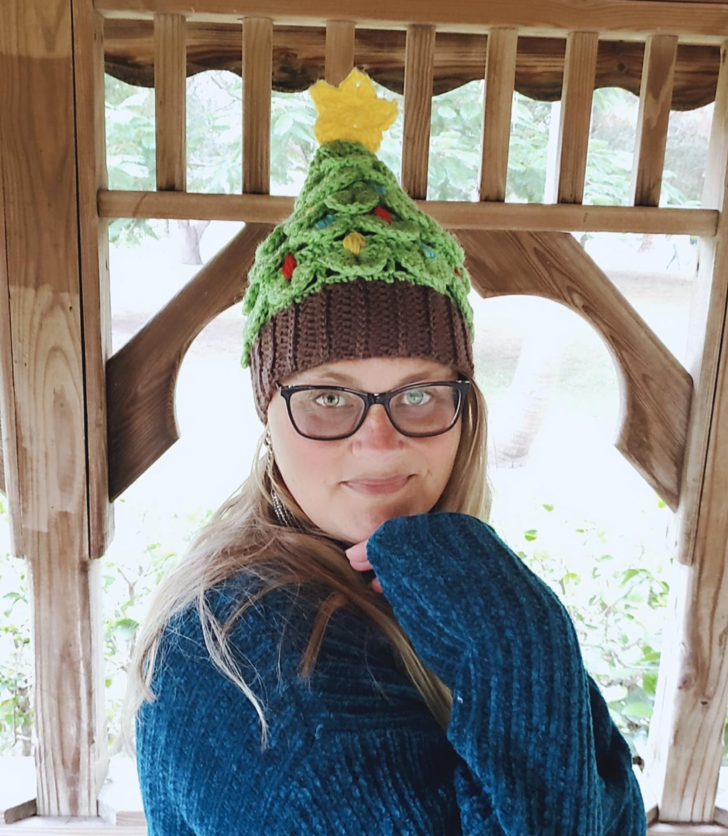 Christmas Tree Crochet Hat