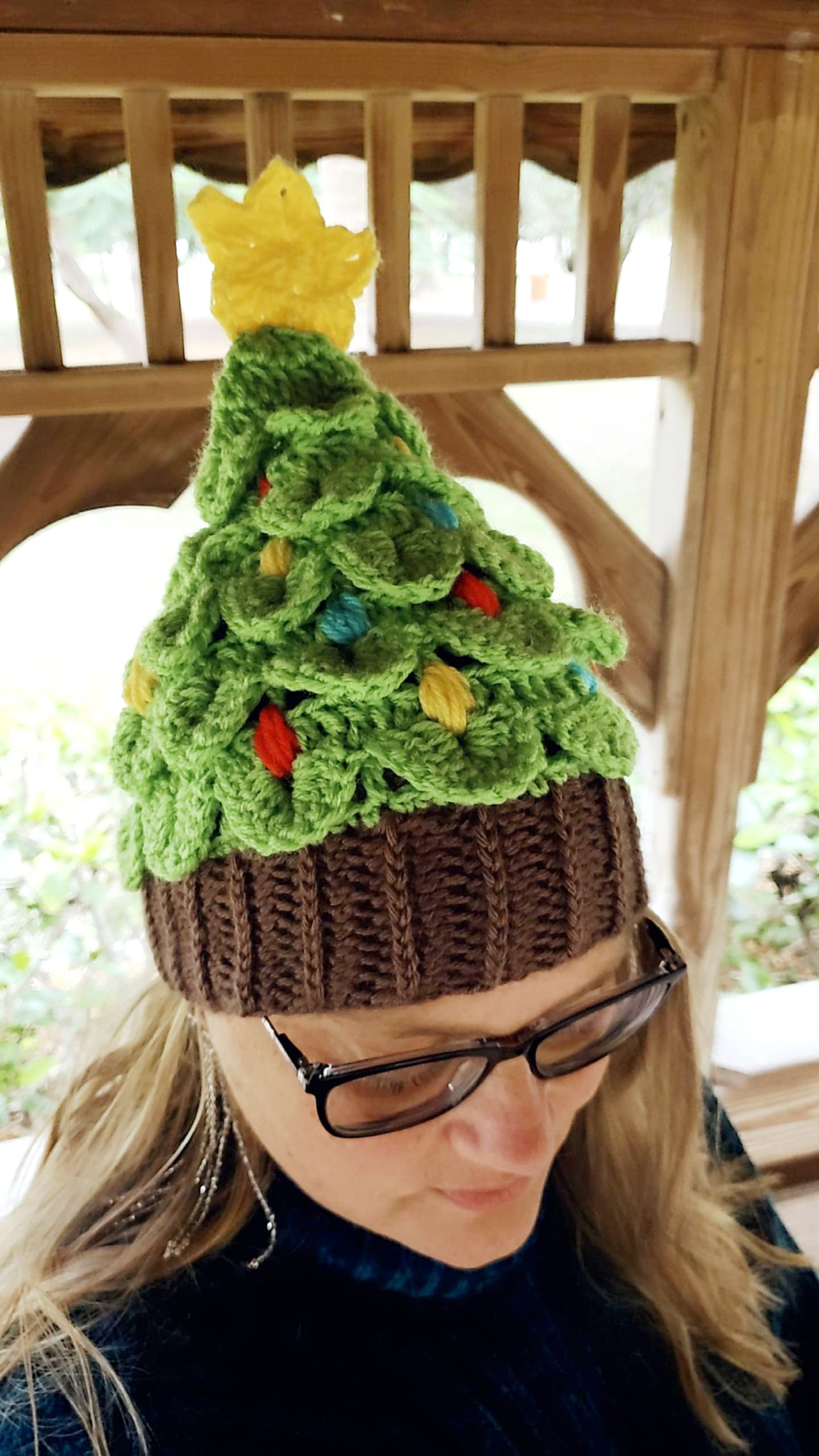 Christmas Tree Crochet Hat