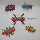 Action Words Stickers
