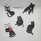 Black Cat Waterproof Stickers