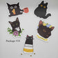 Black Cat Waterproof Stickers
