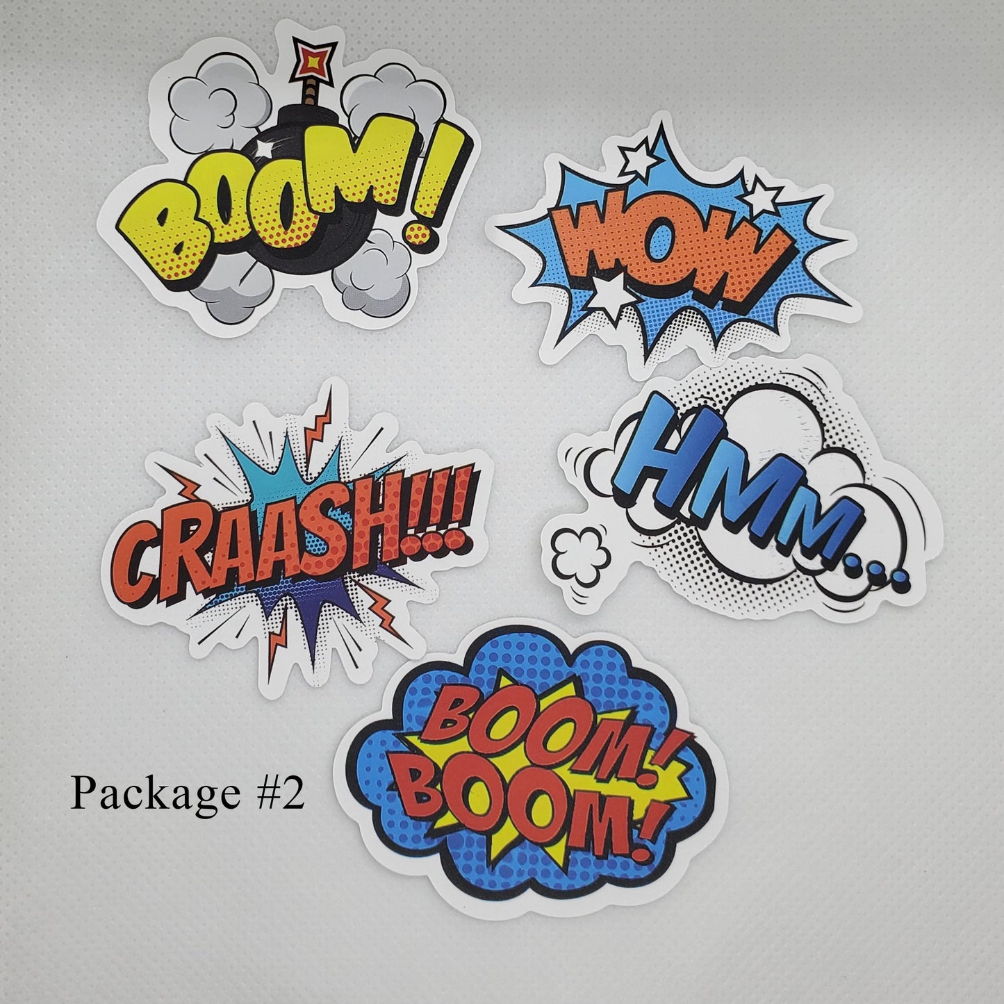 Action Words Stickers