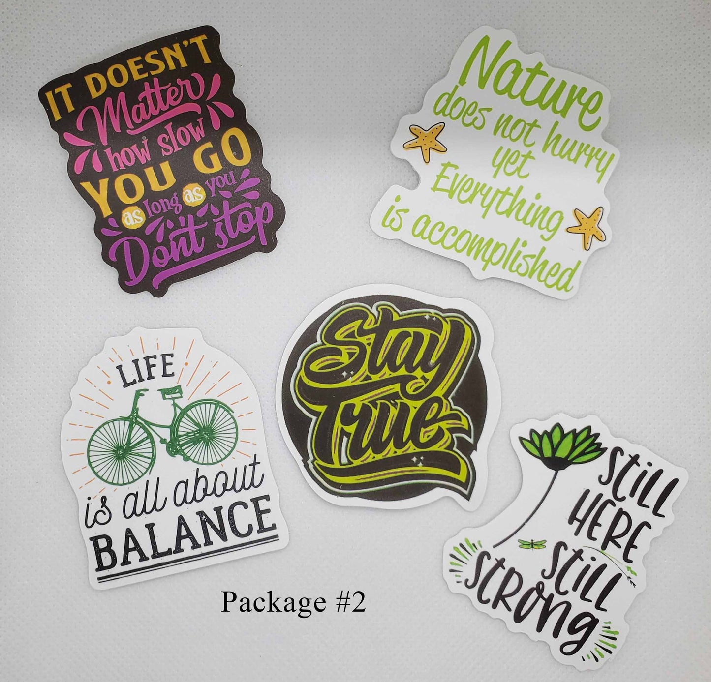 Motivational Vibes Stickers - FREE Shipping