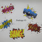 Action Words Stickers