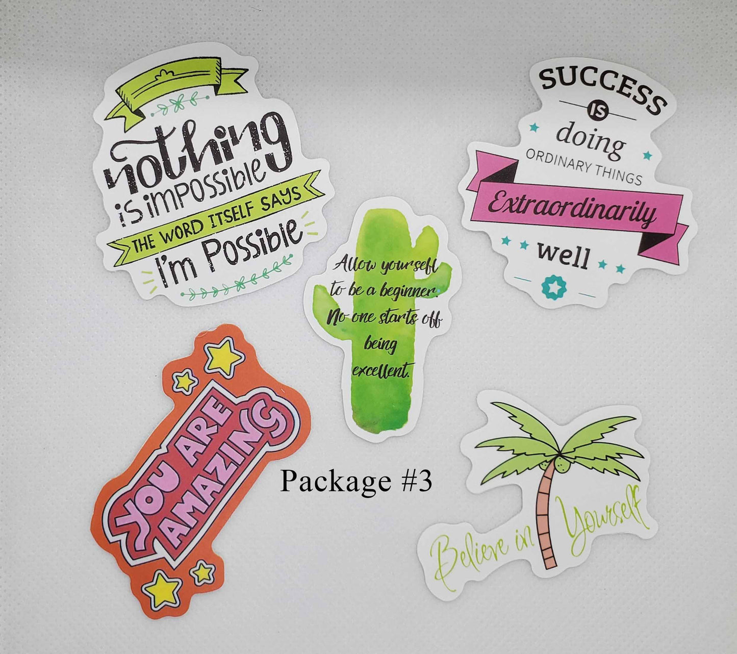 Motivational Vibes Stickers - FREE Shipping