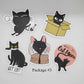 Black Cat Waterproof Stickers