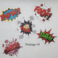 Action Words Stickers
