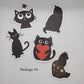 Black Cat Waterproof Stickers