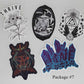 Black Magic Vintage Stickers