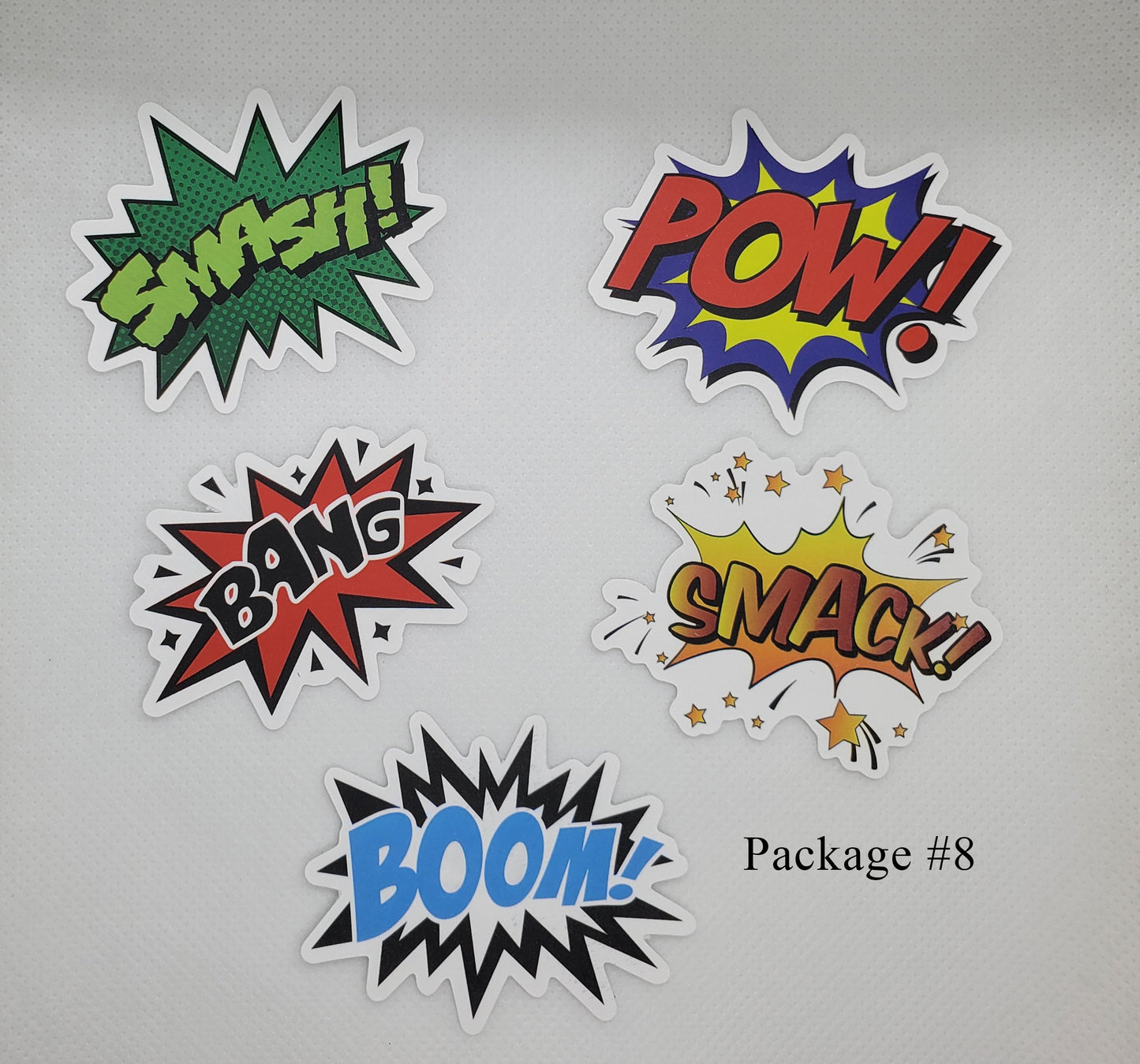 Action Words Stickers