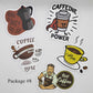 Coffee, Anyone? Stickers - FREE Shipping
