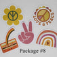 Flower Power Stickers - FREE Shipping