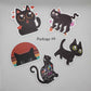 Black Cat Waterproof Stickers