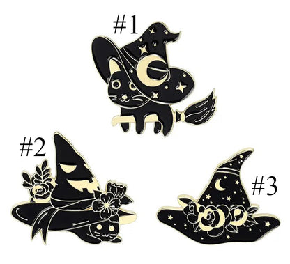 Punk Black Magic Pins - FREE Shipping