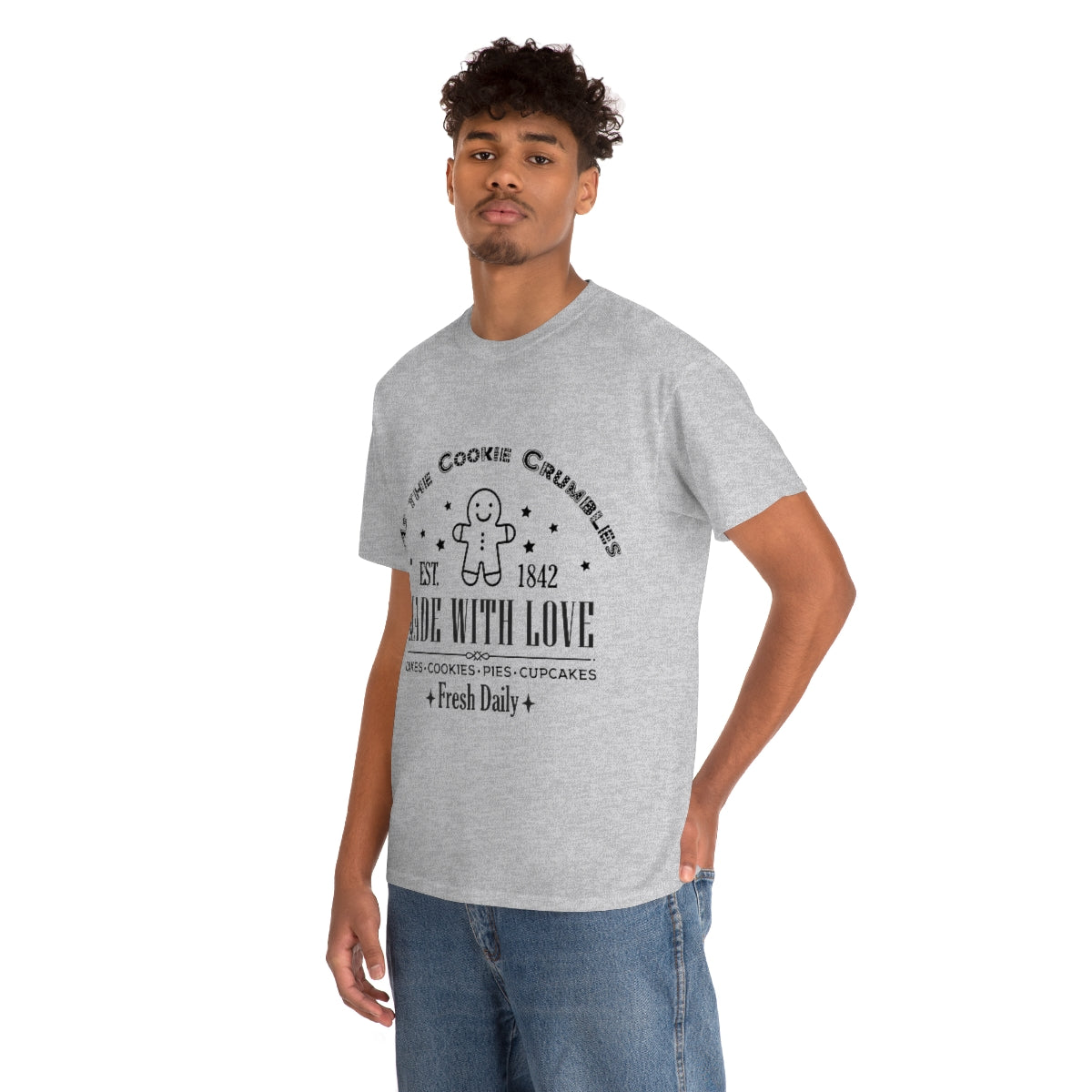 As the Cookie Crumbles Unisex Heavy Cotton Tee