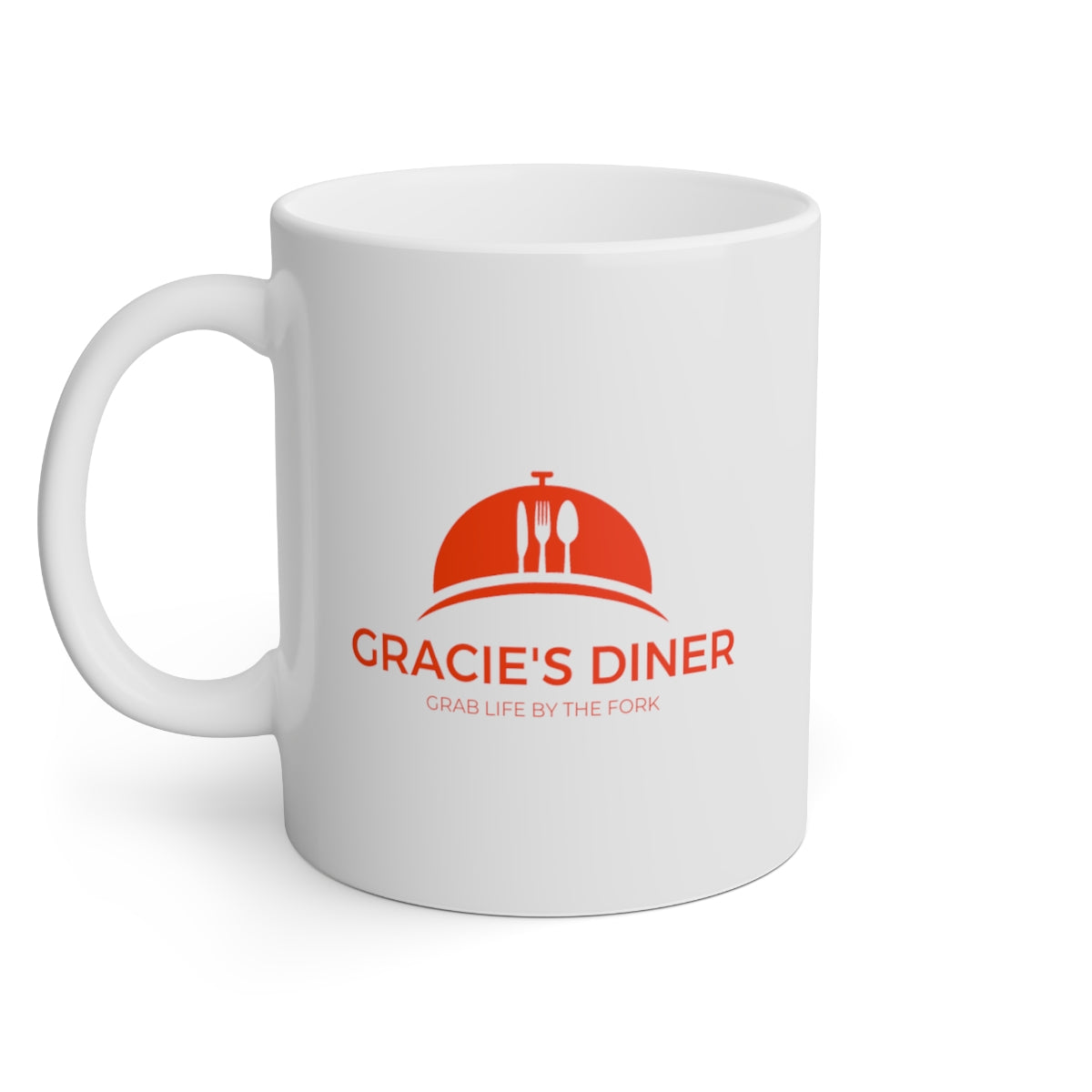 Gracie's Diner White Mug, 11oz