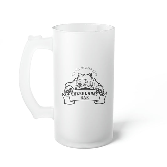 Everglades Frosted Glass Beer Mug