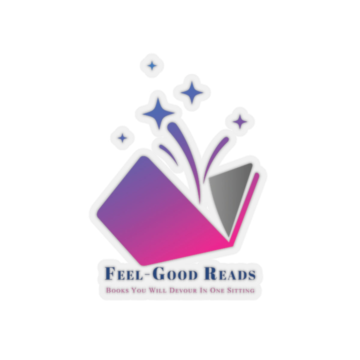 Feel-Good Reads Kiss-Cut Stickers