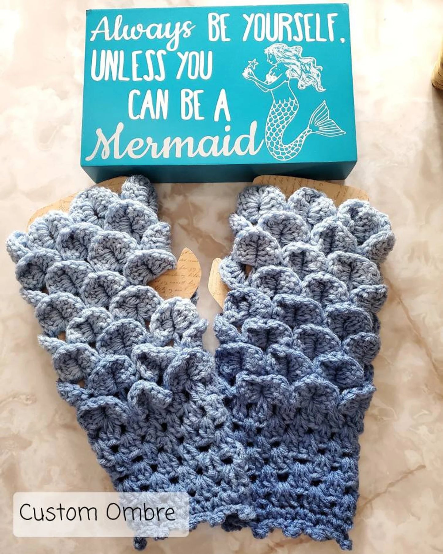 Dragon Scales Gloves | Mermaid Gloves